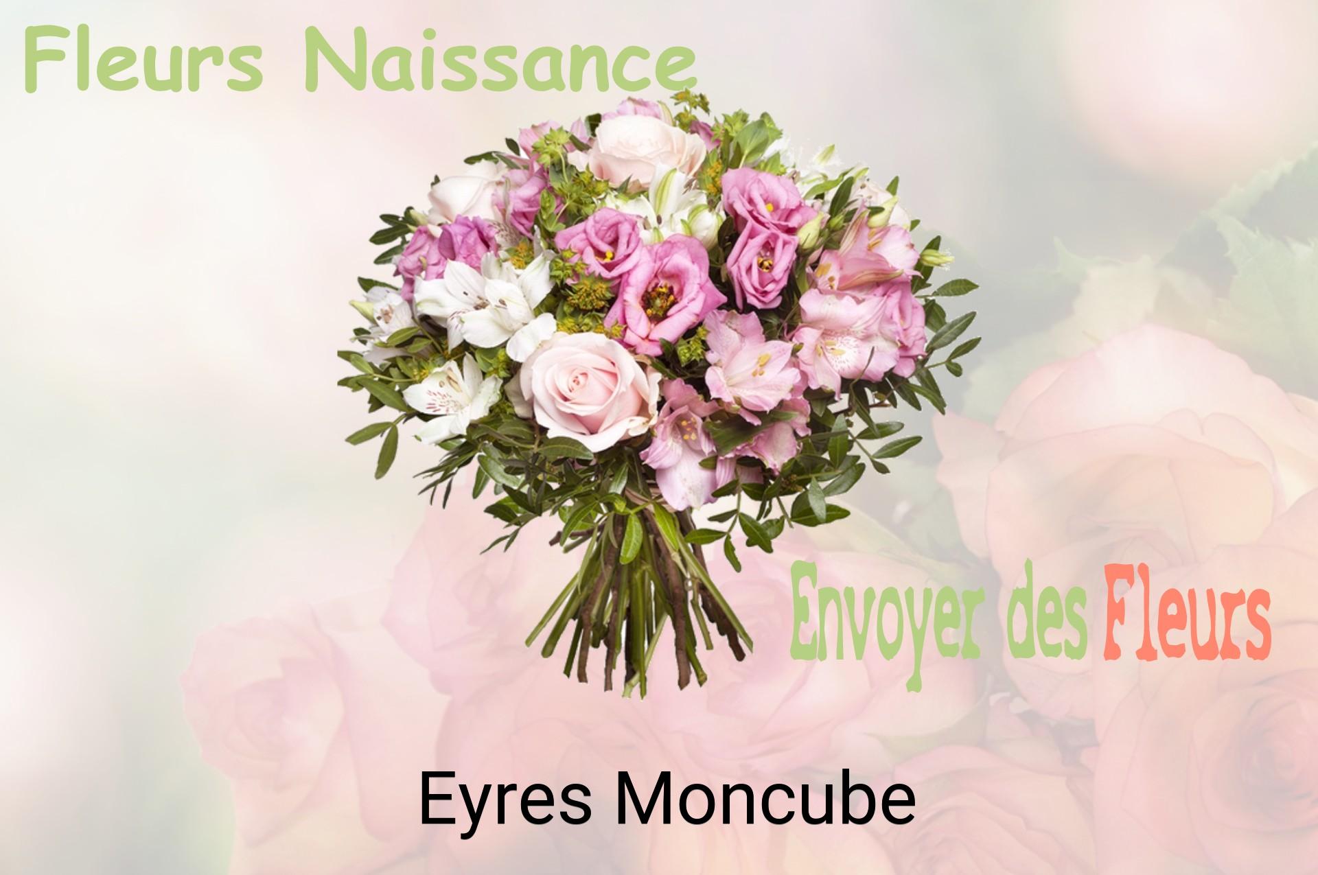 Bouquet de fleurs de naissance livré à Eyres-Moncube